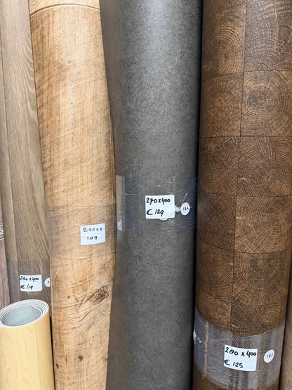 Donker Betonlook Vinyl Restpartij |
2,70x4,00mtr