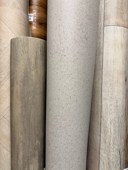 Grijs Betonlook met Viltrug Vinyl Restpartij | 2,80x4,00mtr