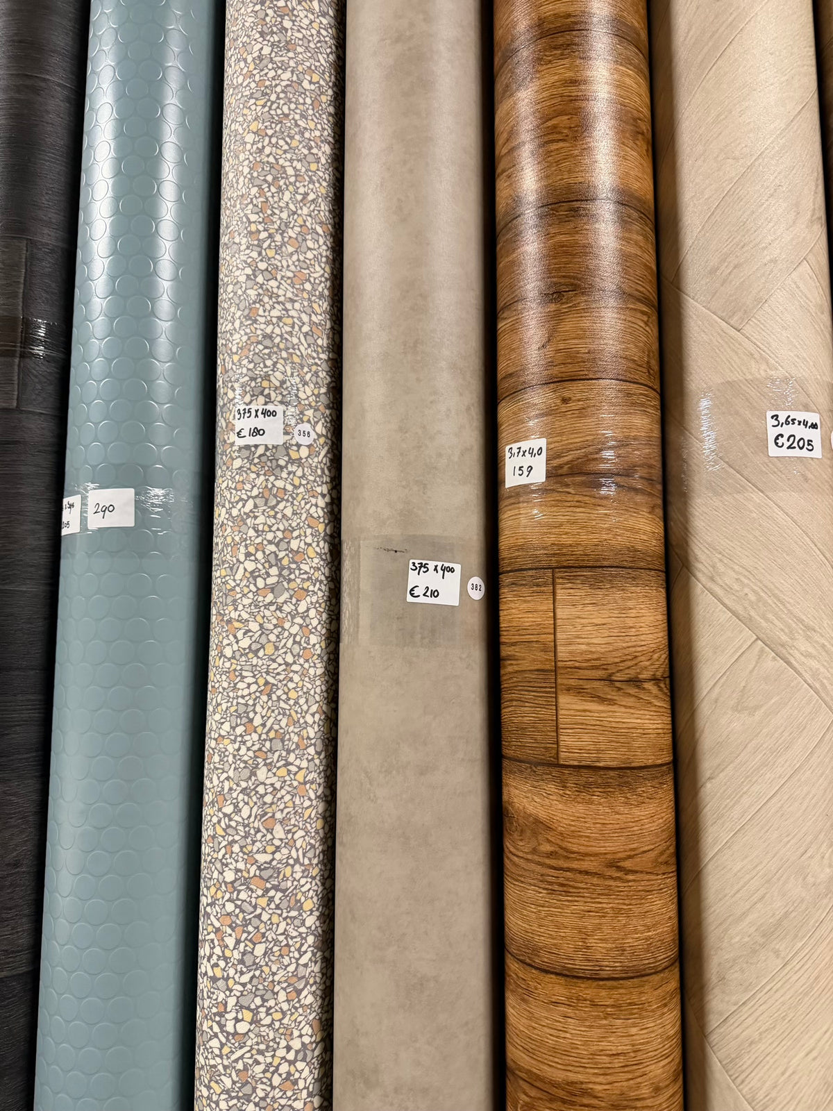 Greige Warm Beton Vinyl Restpartij | 3,75x4,00 (15,0m2)