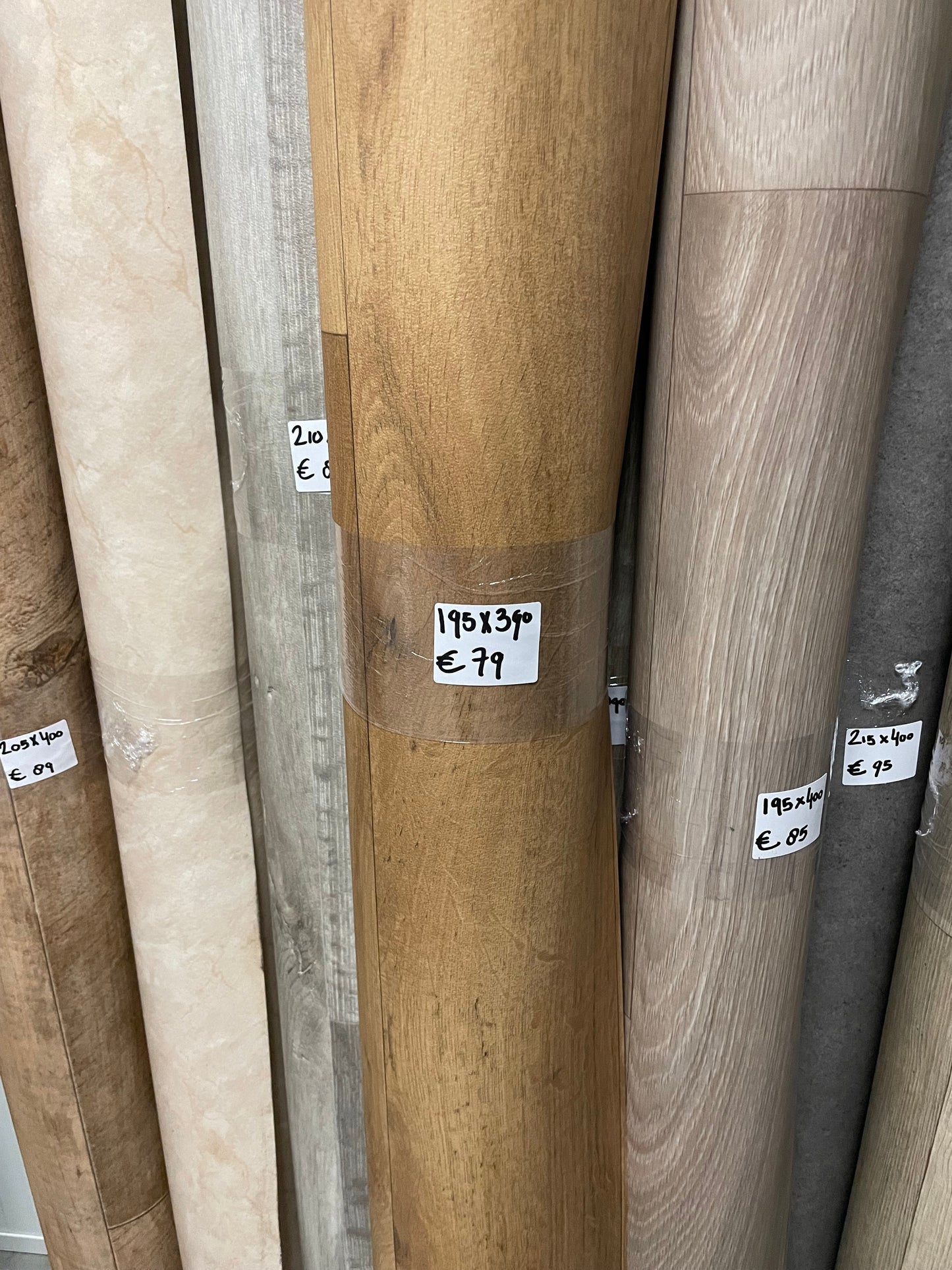 Warm Natuur Eiken Vinyl Restpartij | 1,95x3,90mtr