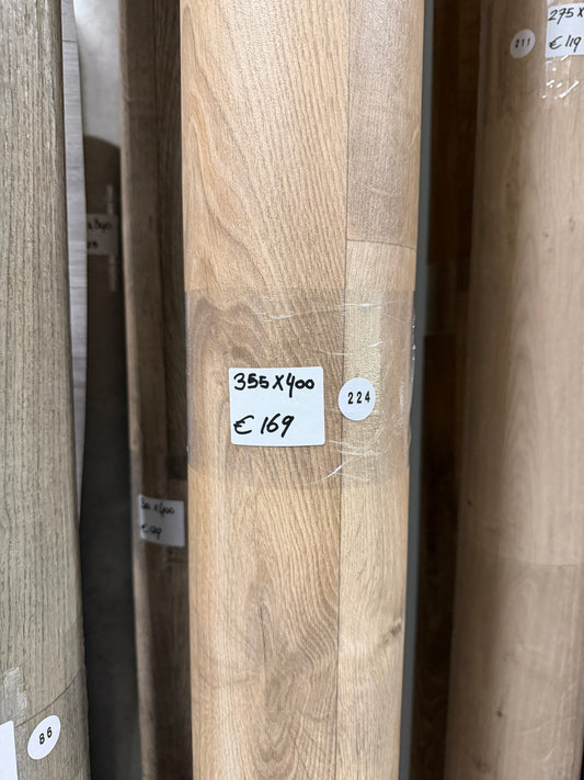 Licht Natuur Eiken Project Vinyl Restpartij |
3,55x4,00mtr