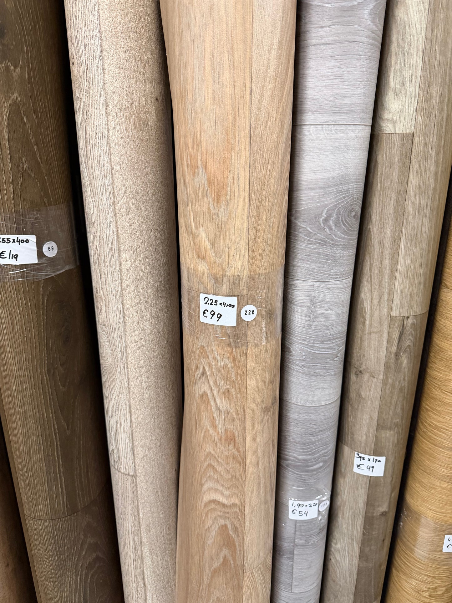 Licht Eiken Project Vinyl Restpartij |
2,25x4,00mtr