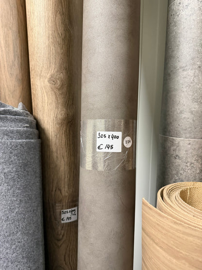 Grijs Betonlook Vinyl Restpartij |
3,25x4,00mtr