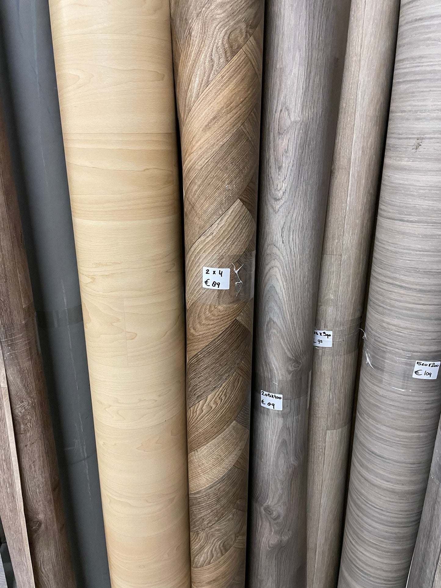 Visgraat Eiken Vinyl Vloer Restpartij | 2,00x4,00mtr