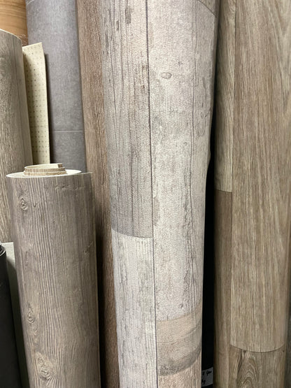 Steigerhout Look Vinyl Restpartij | 1,70x4,00mtr