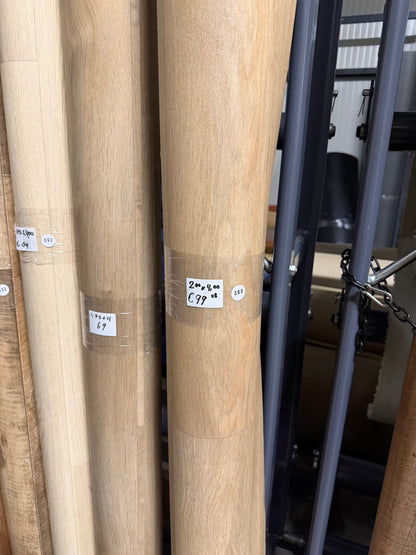 Licht Modern Hoofddorp Eiken Vinyl Restpartij | 2,00x4,00 (8,0m2) | Met Viltrug