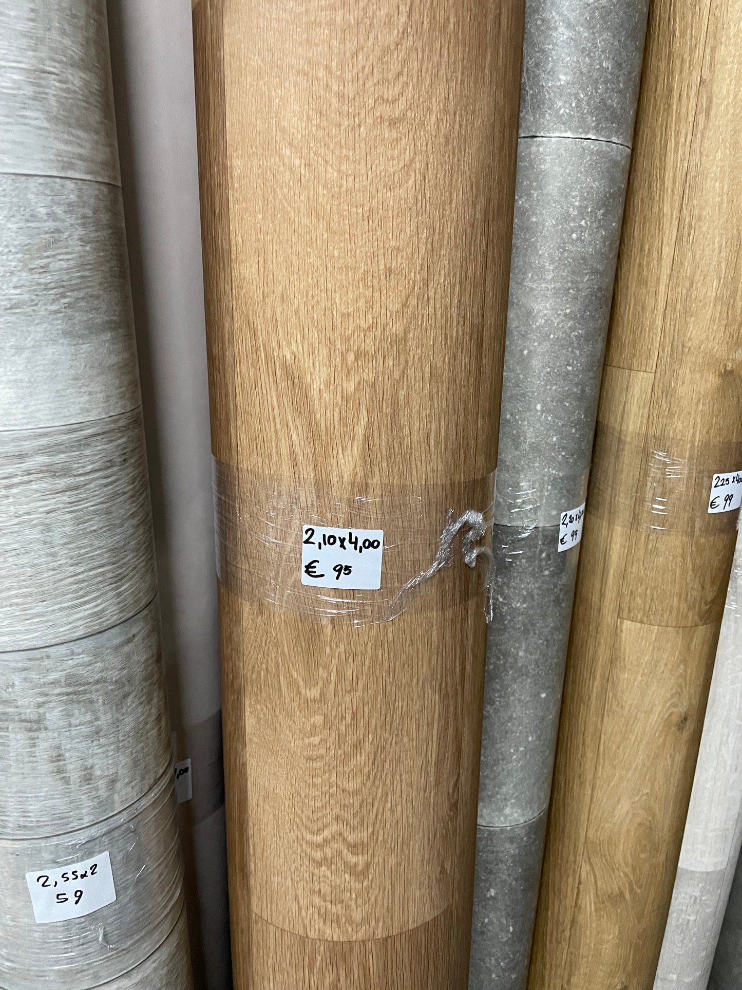 Warm Landelijk Eiken Vinyl Restpartij | 2,10x4,00mtr