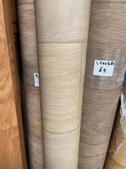 Licht Bruin Eiken Brede Planken Vinyl Restpartij | 1,15x1,25mtr