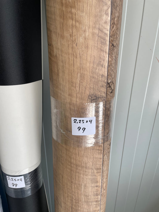 Landelijk Eiken Vinyl Restpartij | 2,25x4,00mtr
