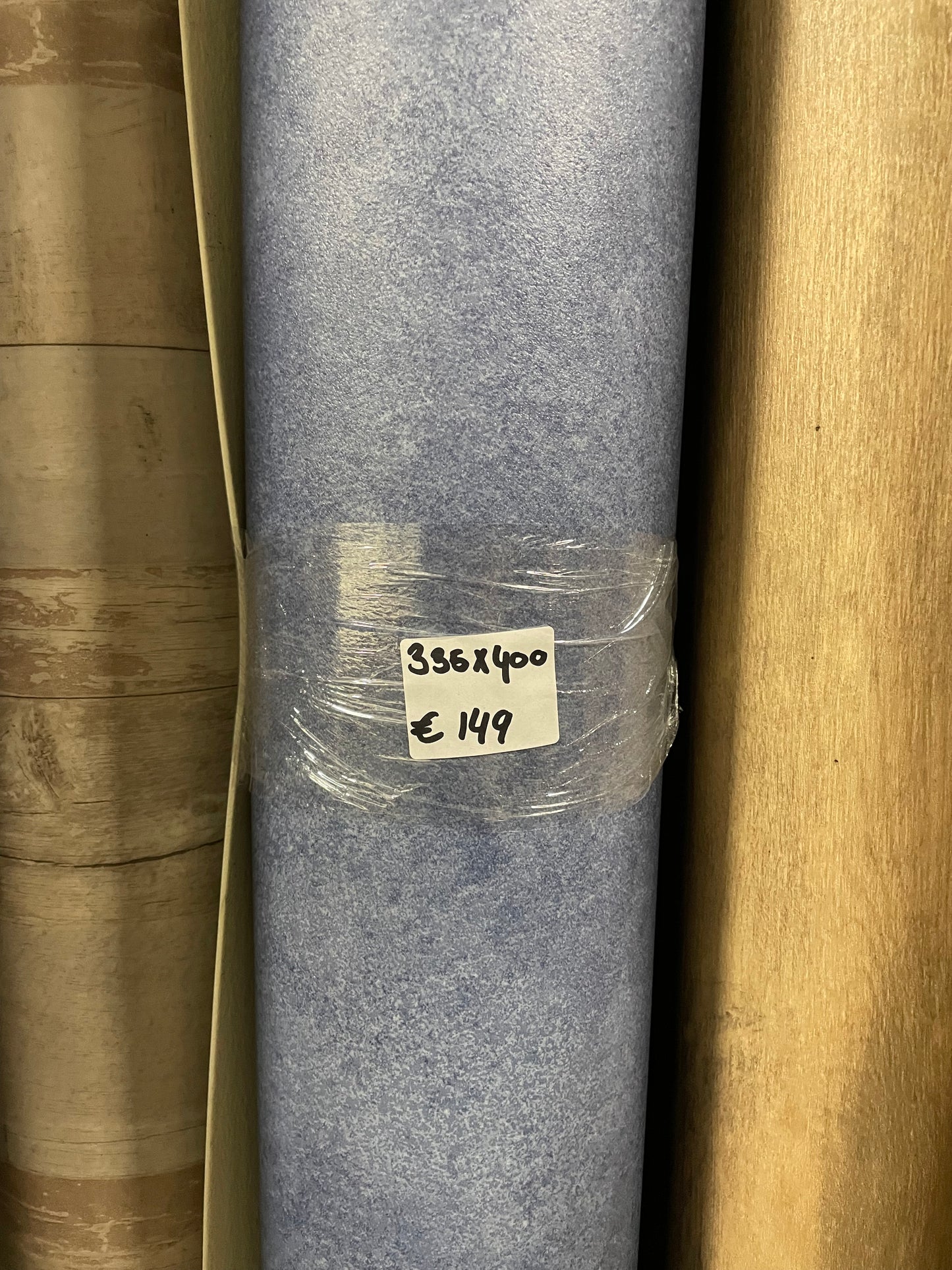 Blauwe Betonlook Project Vinyl Restpartij | 3,35x4,00mtr