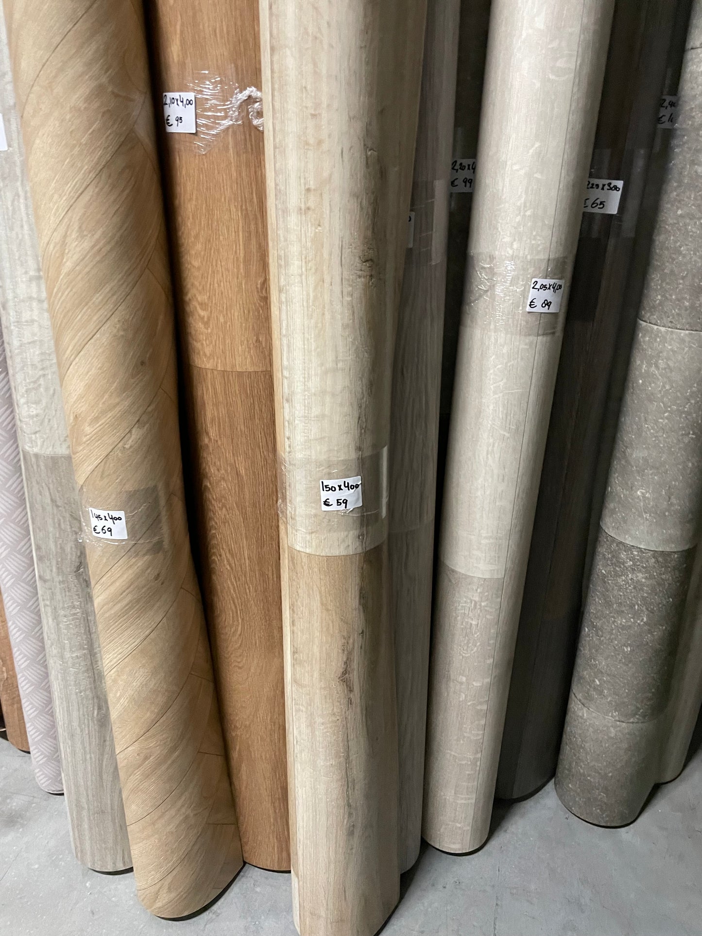 Licht Eiken Vinyl Restpartij | 1,50x4,00mtr