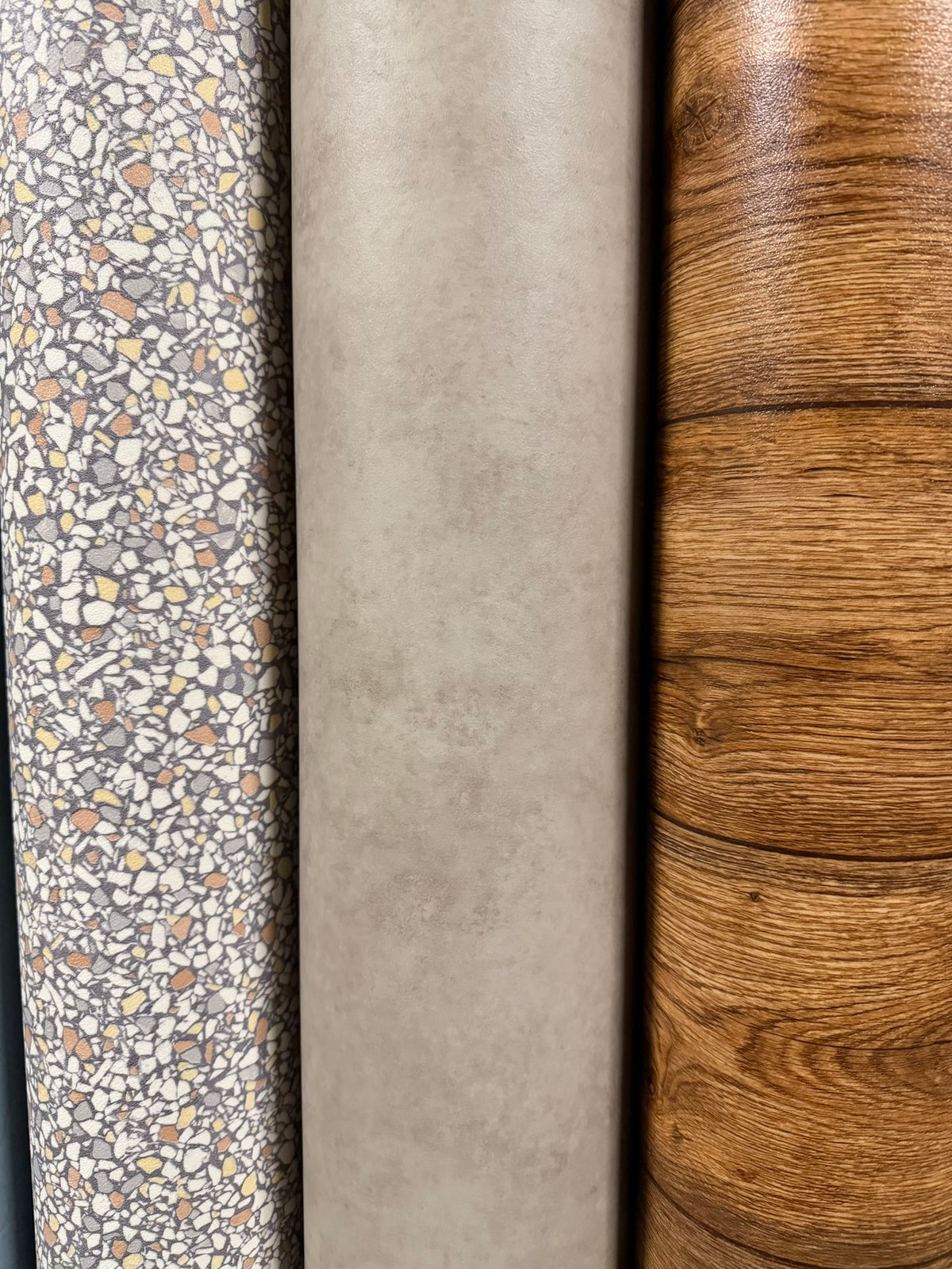 Greige Warm Beton Vinyl Restpartij | 3,75x4,00 (15,0m2)