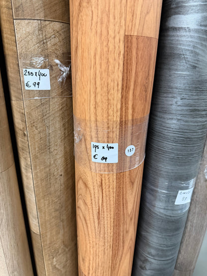 Warm Klassiek Eiken Vinyl Restpartij |
1,95x4,00mtr