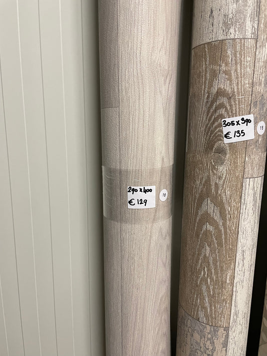 Licht Noestarm Eiken Grijs Vinyl Restpartij |2,90x4,00mtr