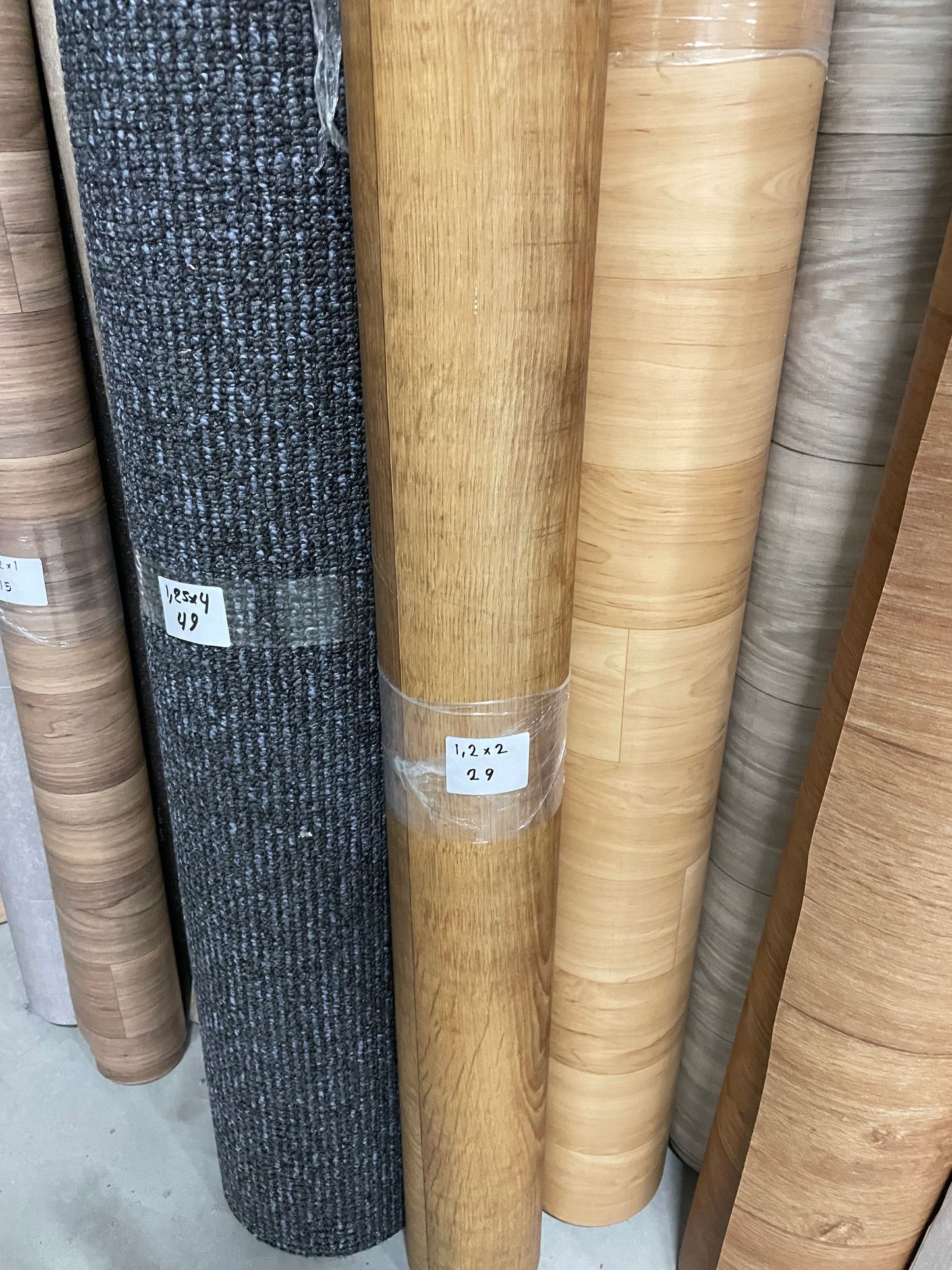 Landelijk Bruin Vinyl Restpartij | 1,20x2,00mtr