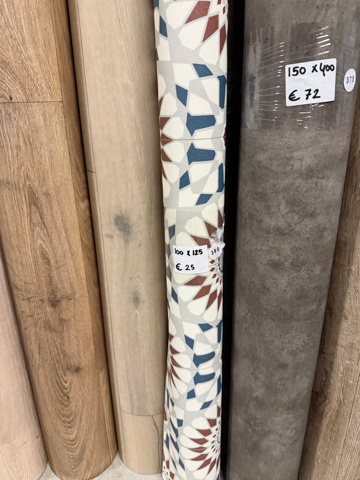Marokkaanse Tegels Motief Vinyl Restpartij | 1,00x1,25 (1,25m2)
