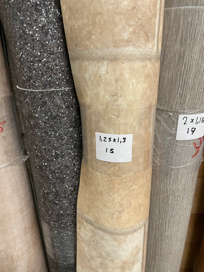 Beige Tegelmotief Vinyl Restpartij | 1,25x1,30mtr
