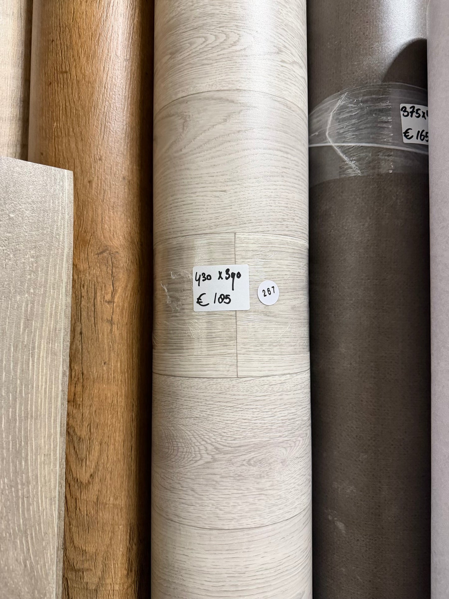 Wit Eiken Vinyl Restpartij | 4,30x3,90mtr (16,7m2)
