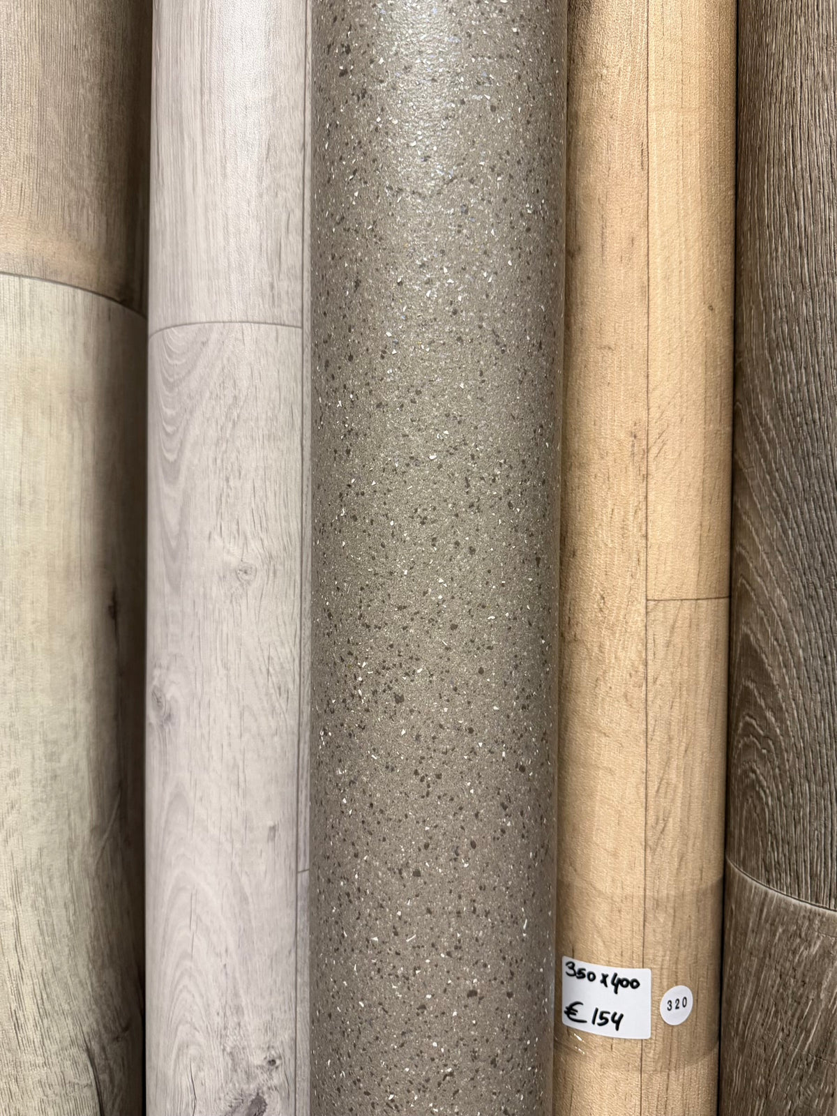 Donker Grijs Granito Vinyl Restpartij | 3,05x4,00mtr (12,2m2)