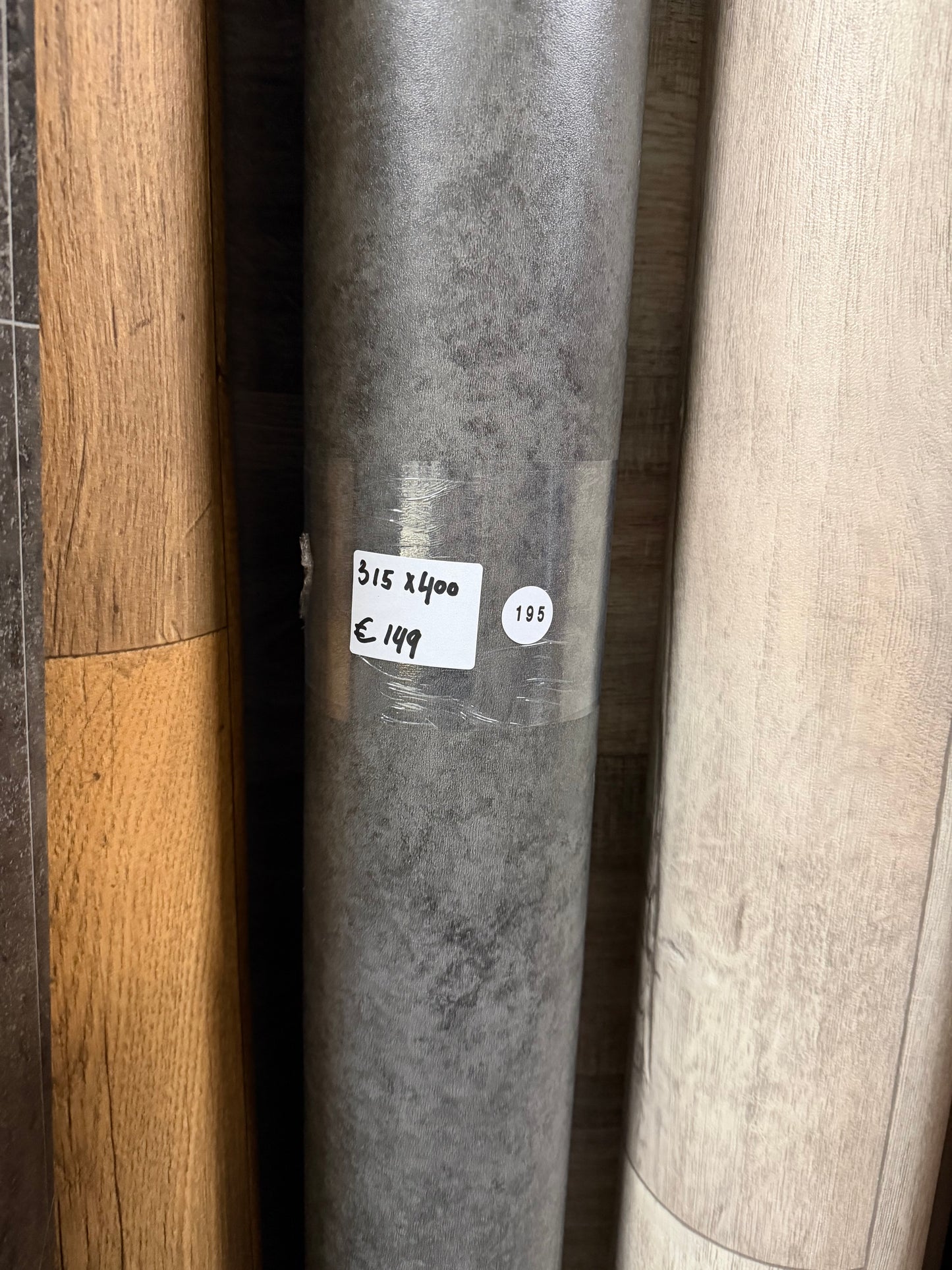 Antraciet Betonlook Vinyl Restpartij |
3,15x4,00mtr