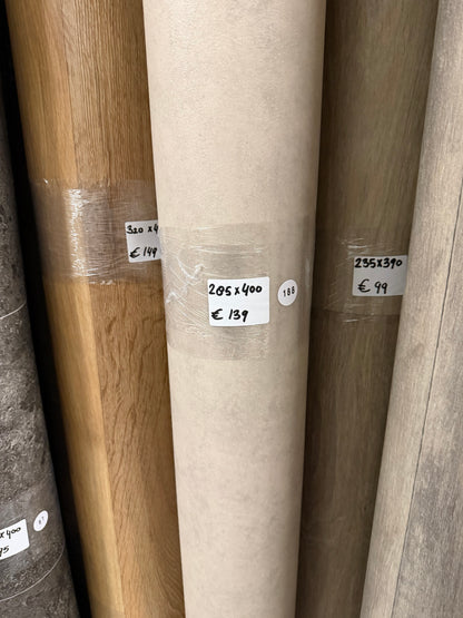 Betonlook Licht Vinyl Restpartij |
2,85x4,00mtr