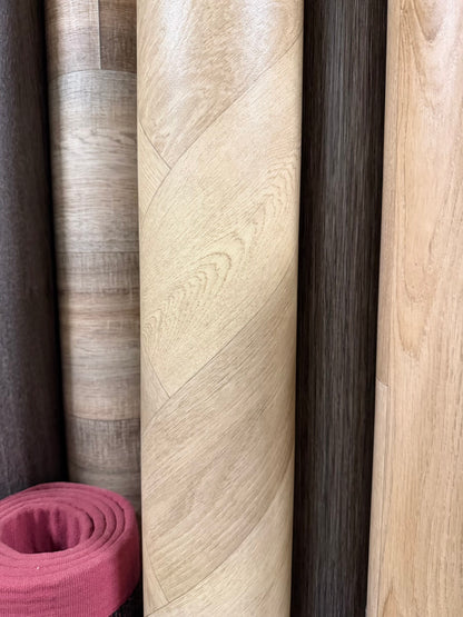 Licht Naturel Visgraat Vinyl Restpartij | 1,90x4,00mtr (7,6m2)