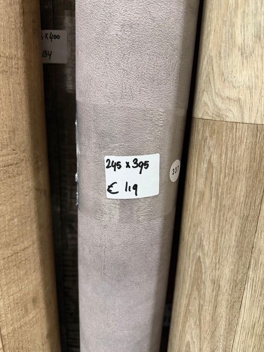 Grijs Betonlook Vinyl Restpartij | 2,45x3,95mtr (11,6m2)