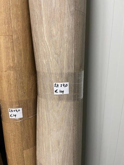 Grijsbeige Eiken Vinyl Restpartij |  2,40x4,00mtr - Vinylrestpartij.nl 