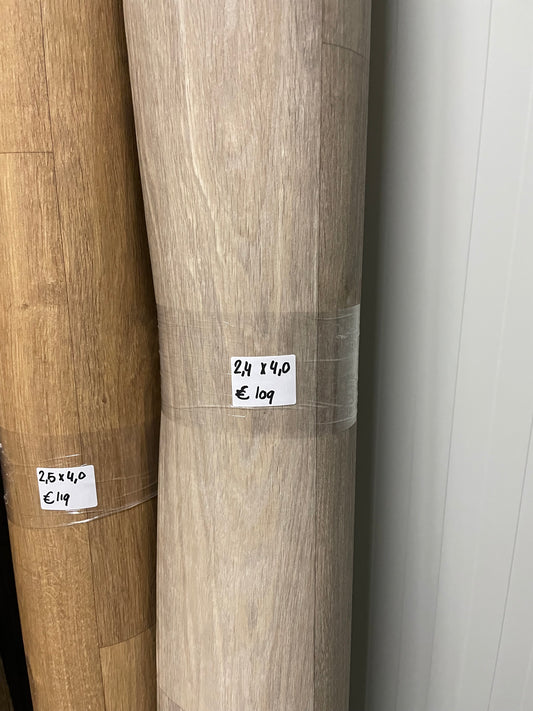 Grijsbeige Eiken Vinyl Restpartij |  2,40x4,00mtr - Vinylrestpartij.nl 