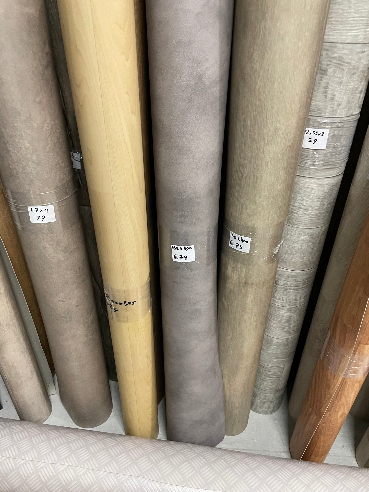 Grijs Betonlook Vinyl Restpartij | 1,65x4,00mtr