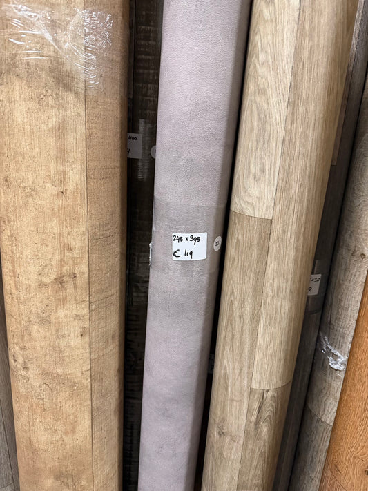 Grijs Betonlook Vinyl Restpartij | 2,45x3,95mtr (11,6m2)