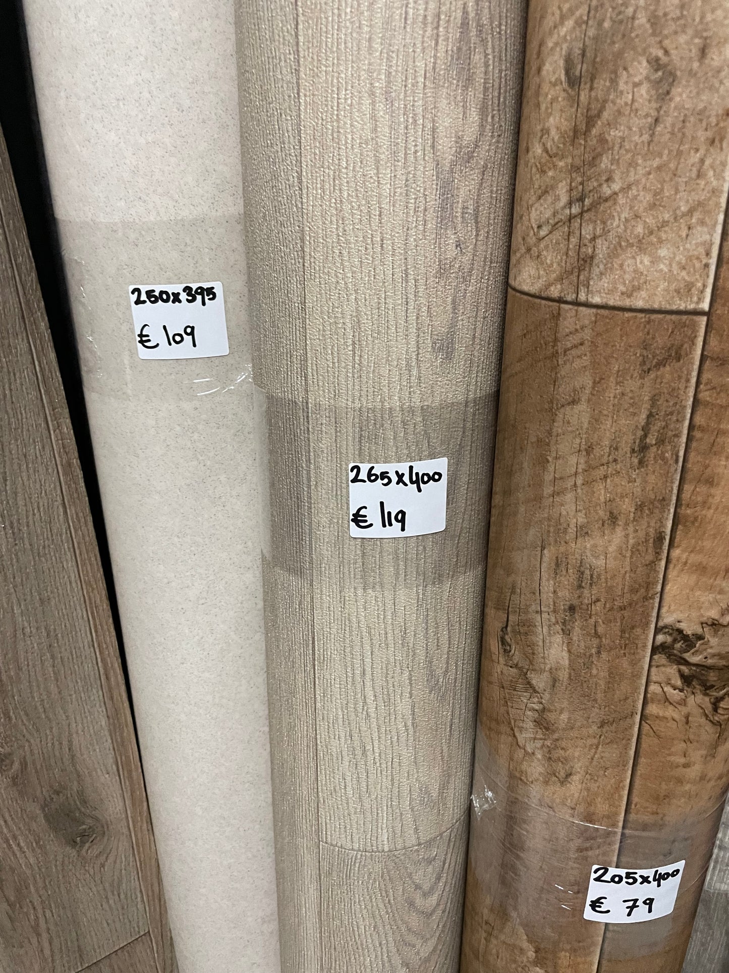 Licht Greige Eiken Vinyl Restpartij | 2,65x4,00mtr