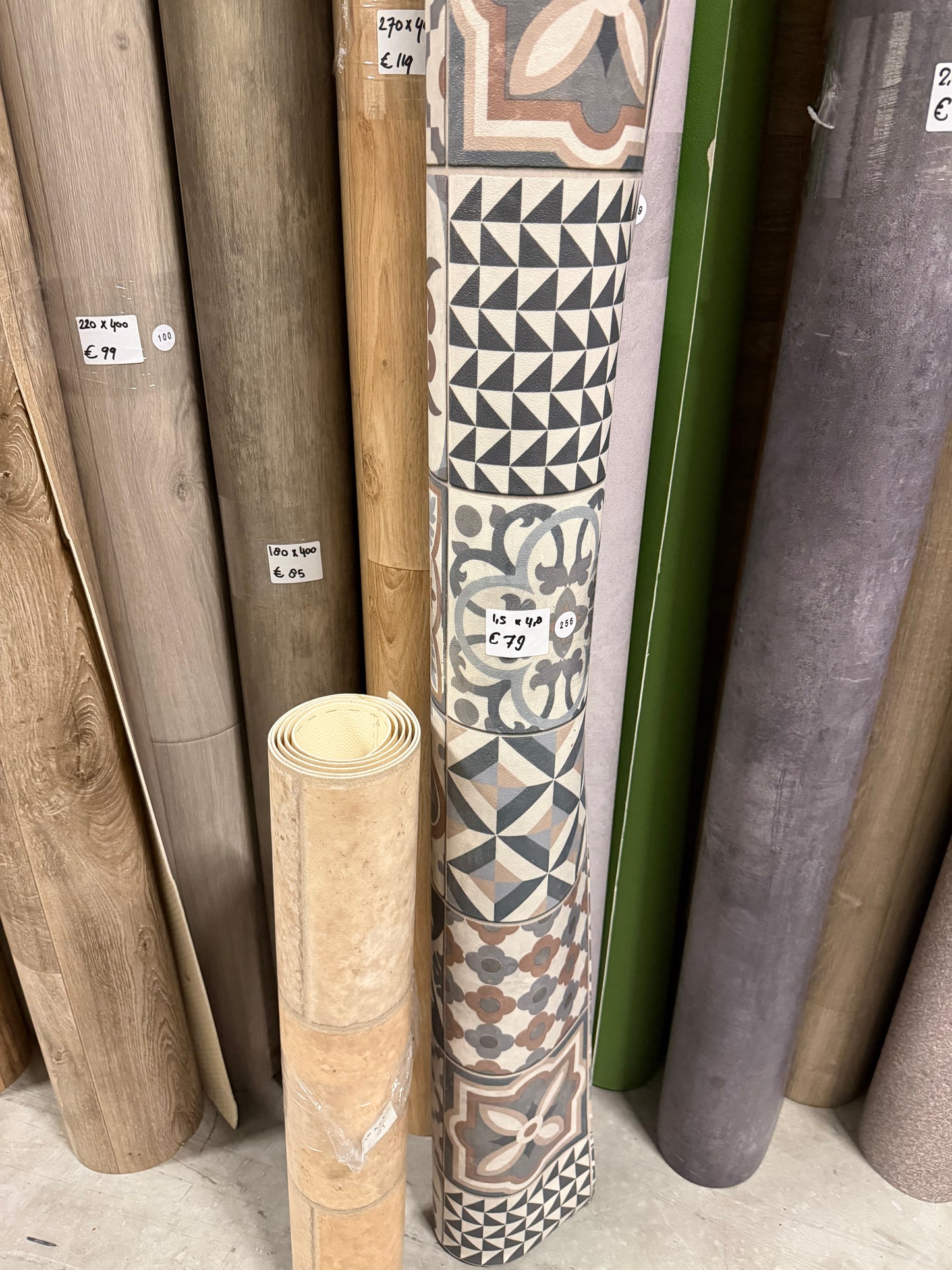 Portugese Tegels Vinyl Restpartij | 1,50x4,00mtr