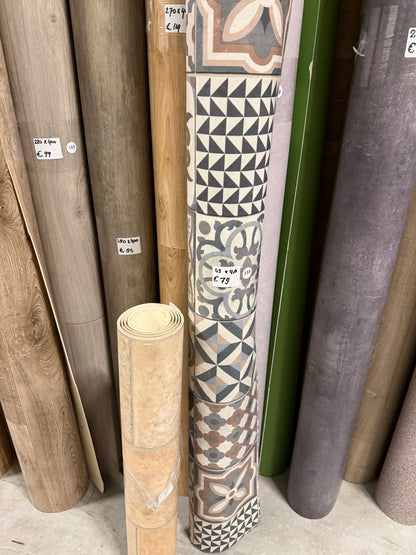 Portugese Tegels Vinyl Restpartij | 1,50x4,00mtr