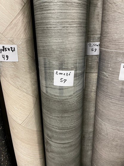 Zilver Eiken Vinyl Restpartij | 2,00x2,60mtr