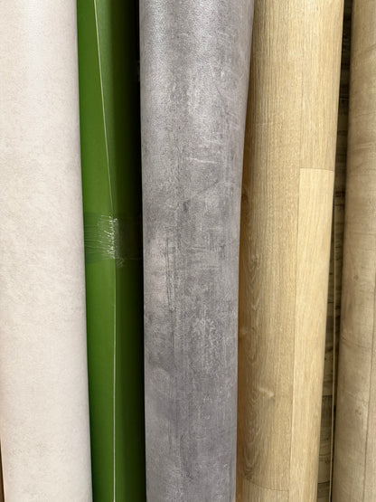 Industrieel Betonlook Vinyl Restpartij | 2,40x4,00mtr