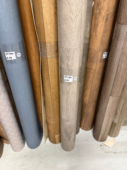 Greige Eiken WC/Toilet Vinyl Restpartij |
1,45x4,00mtr