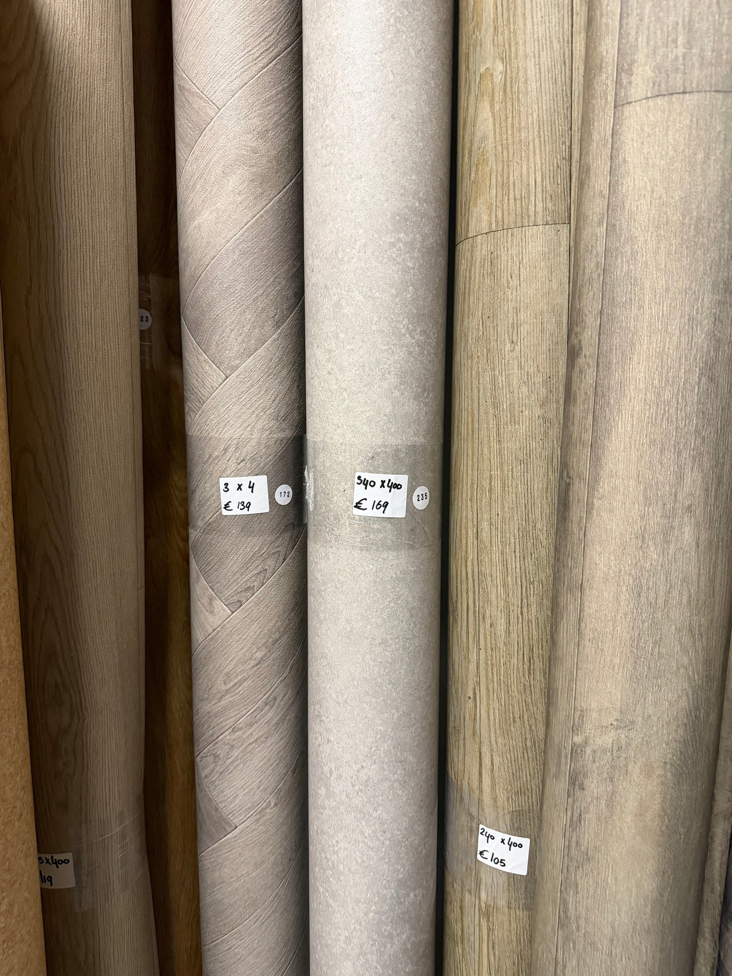 Grijs Betonlook Vinyl Restpartij | 3,40x3,90mtr