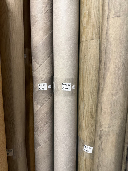 Grijs Betonlook Vinyl Restpartij | 3,40x3,90mtr
