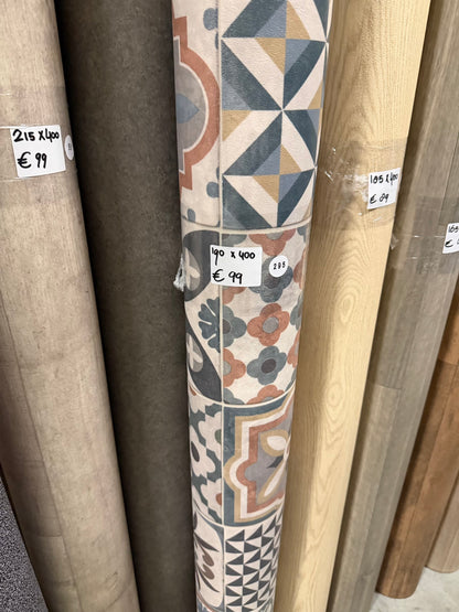 Portuguese Tegels Vinyl Restpartij | 1,90x4,00mtr (7,6m2)