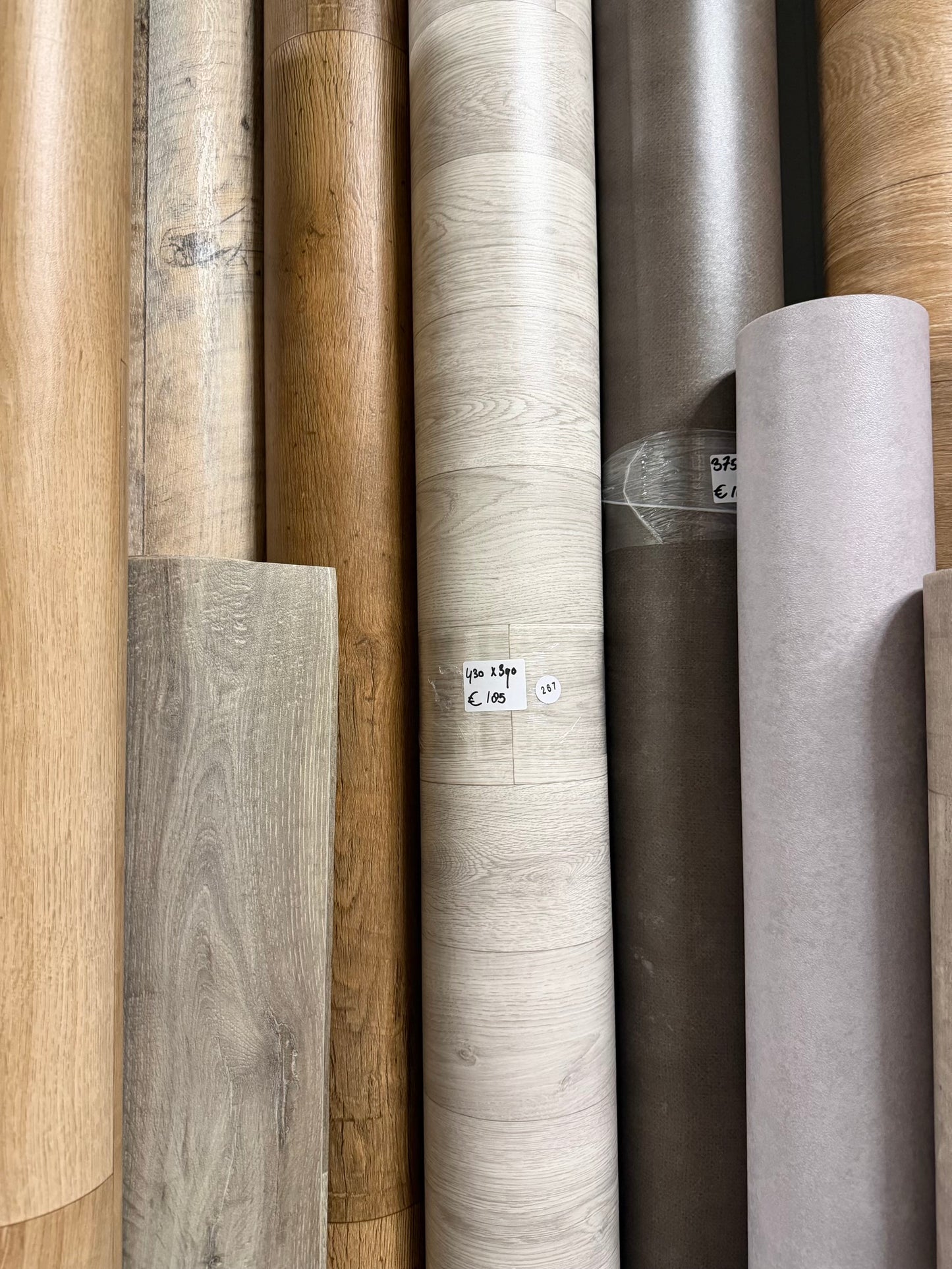 Wit Eiken Vinyl Restpartij | 4,30x3,90mtr (16,7m2)