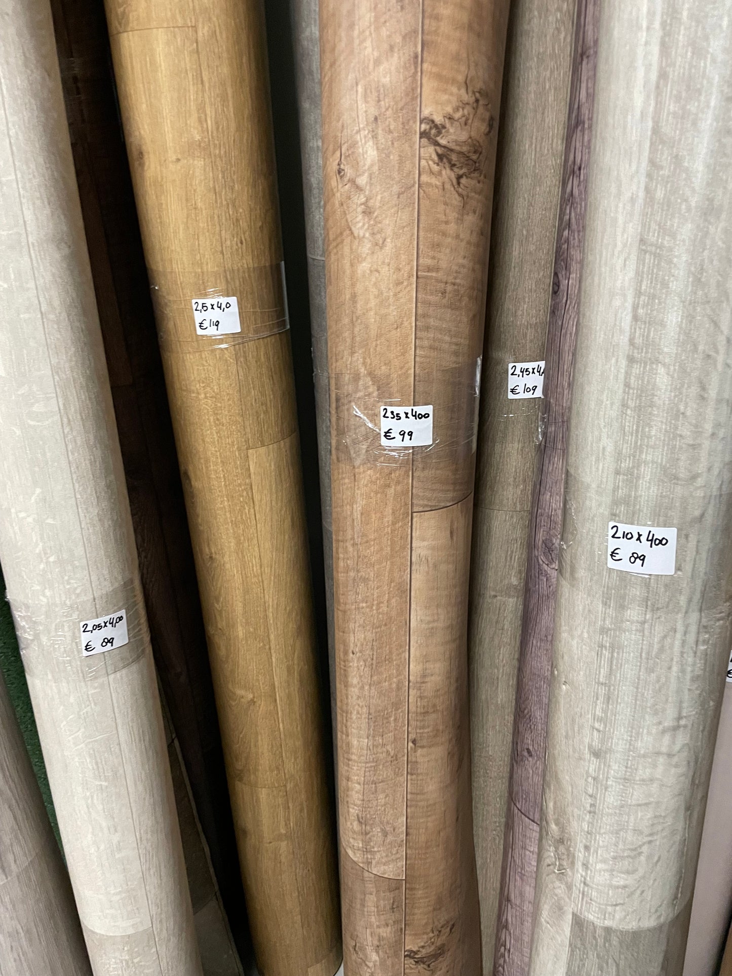 Rustiek Eiken Vinyl Restpartij | 2,35x4,00mtr