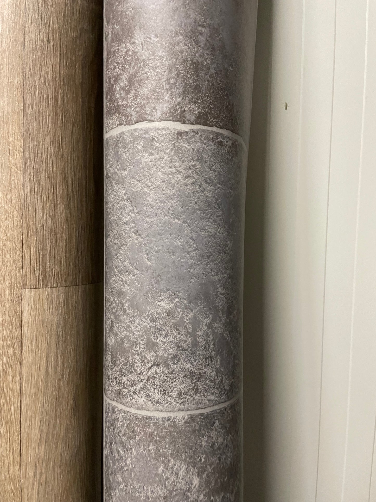 Donkergrijs Tegellook Vinyl Restpartij | 2,65x4,00mtr
