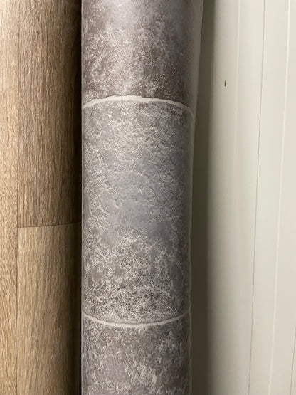 Donkergrijs Tegellook Vinyl Restpartij | 2,65x4,00mtr