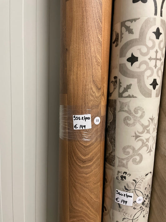 Naturel Rustiek Eiken Vinyl Restpartij | 3,35x4,00mtr