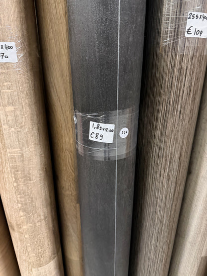 Donker Eiken Vinyl Restpartij | 1,85x4,00mtr