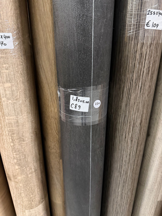 Donker Eiken Vinyl Restpartij | 1,85x4,00mtr