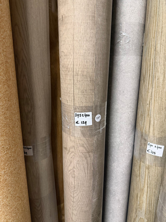 Grijsbruin Eiken Vinyl Restpartij | 2,95x4,00mtr