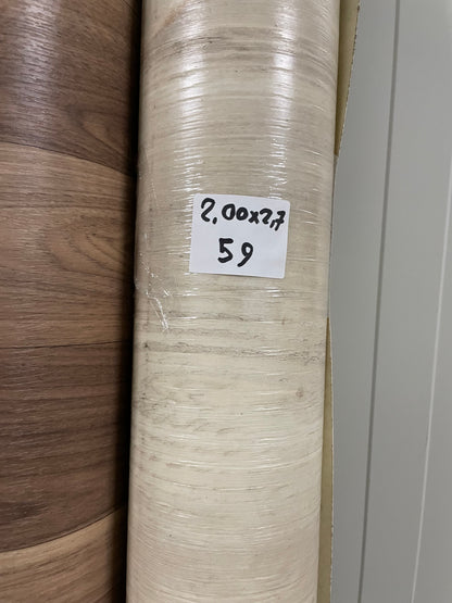 Wit Modern Eiken Vinyl Restpartij | 2,00x2,70mtr - Vinylrestpartij.nl 
