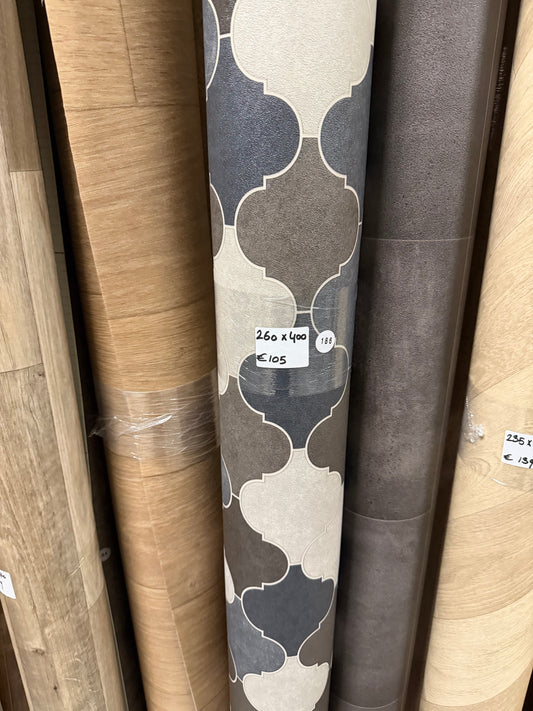 Tegelpatroon Vinyl Restpartij |
2,60x4,00mtr